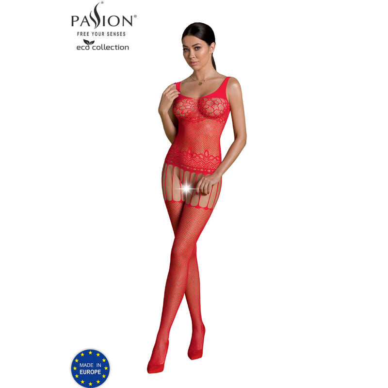 PASSION - COLLEZIONE ECO BODYSTOCKING ECO BS001 NERO