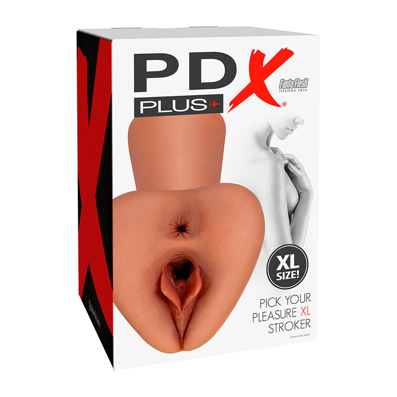 PDX PLUS - PICK YOUR PLEASURE XL REALISTICO STROKER MARRONE