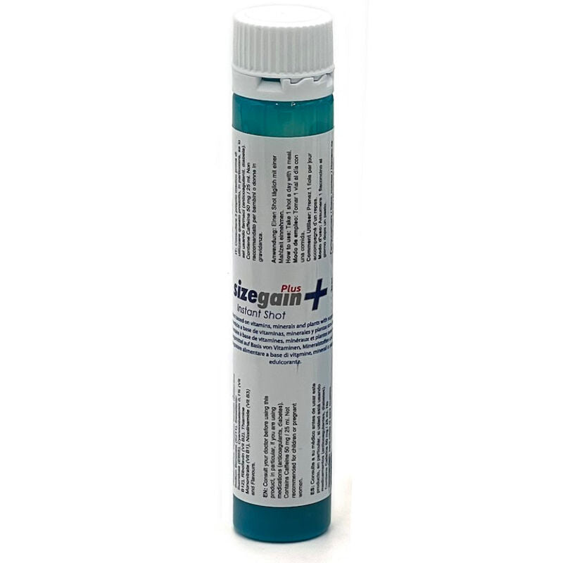 500 COSMETICS - SIZEGAIN PLUS INSTANT SHOT MALE ENERGIZER 5 UNITS (DATA DI SCADENZA PROSSIMA)