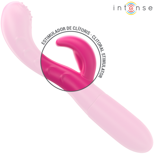 INTENSE - VIBRATORE AMARA CON LINGUA STIMOLANTE 10 VIBRAZIONI ROSA