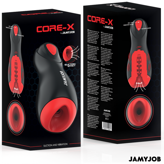 JAMYJOB - MASTURBATORE AUTOMATICO CORE-X 5 MODALITÀ ONDE E VIBRAZIONI STIMOLANTI