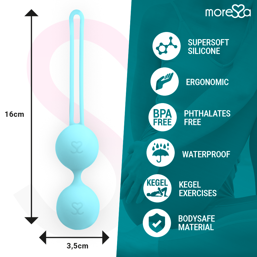 MORESSA - OSIAN DUE SILICONE PREMIUM TURCHESE